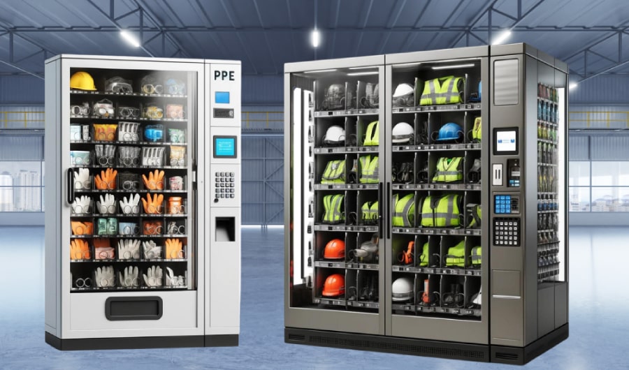 PPE safety supply vending machines