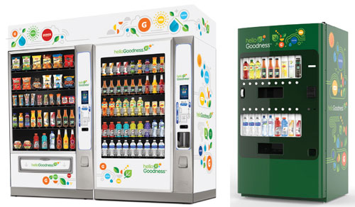 Snack and drink vending machines